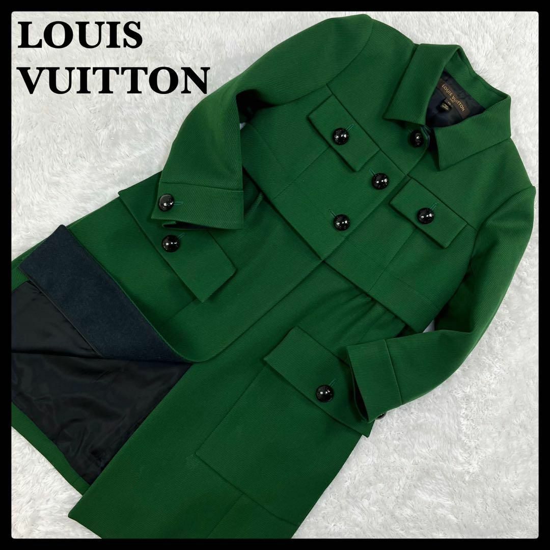 LOUIS VUITTON(ルイヴィトン)のルイヴィトン☆ウール カシミア ロングコート 12AW RW122A 入手困難 レディースのジャケット/アウター(ロングコート)の商品写真