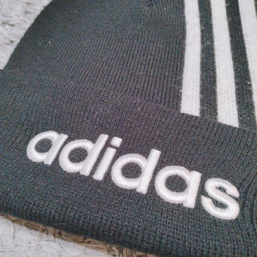 希少　90s adidas ニットキャップ　ビーニー　帽子　キャップ素人寸法になります