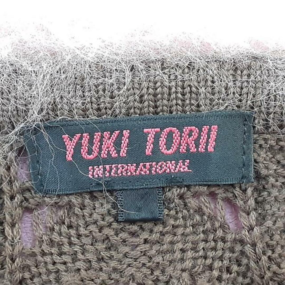 YUKI TORII INTERNATIONAL(ユキトリイインターナショナル)のユキトリイ カーディガン サイズ38 M美品  レディースのトップス(カーディガン)の商品写真