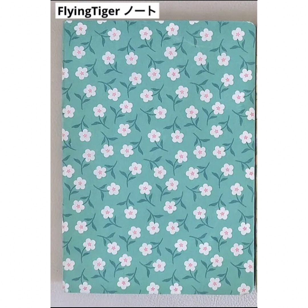 Flying Tiger Copenhagen(フライングタイガーコペンハーゲン)の新品 フライングタイガー フラワーノート 大  プレゼント インテリア/住まい/日用品の文房具(ノート/メモ帳/ふせん)の商品写真