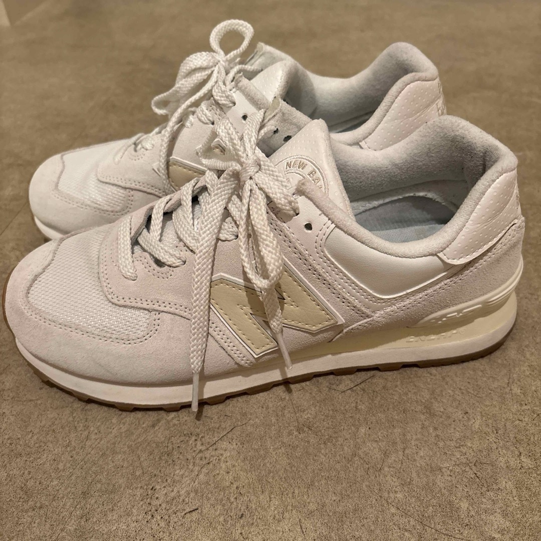 New Balance - ニューバランス 574 U574 OW2 D スニーカー : ホワイト