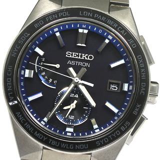セイコー(SEIKO)のセイコー SEIKO SBXY051/8B63-0BD0 アストロン ネクスター デイデイト ワールドタイム ソーラー電波 メンズ 美品 箱・保証書付き_790668(腕時計(アナログ))
