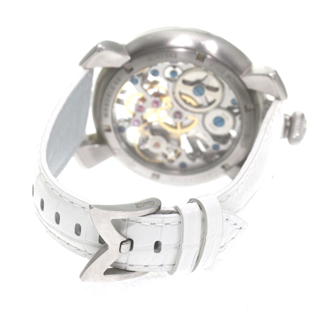 GaGa MILANO(ガガミラノ)のガガミラノ GaGa MILANO 5310.01 マヌアーレ48MM スケルトン 手巻き メンズ _792166 メンズの時計(腕時計(アナログ))の商品写真