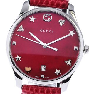 グッチ(Gucci)のグッチ GUCCI 126.4/YA126584 Ｇタイムレス デイト クォーツ レディース _790961(腕時計)
