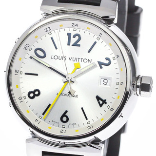 ルイヴィトン(LOUIS VUITTON)のルイ・ヴィトン LOUIS VUITTON Q113M タンブール GMT デイト 自動巻き メンズ 箱・保証書付き_784397(腕時計(アナログ))