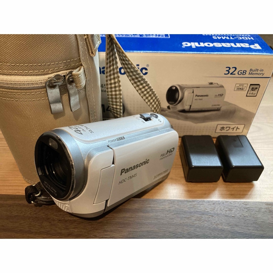 Panasonic デジタルハイビジョンビデオカメラ HDC-TM45-W320GB手ブレ補正機能