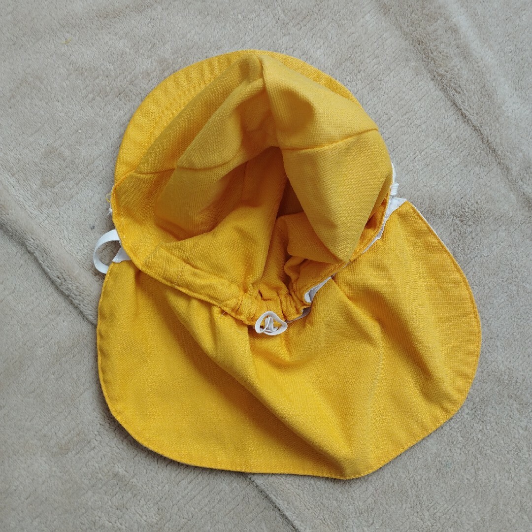 保育園　幼稚園　カラー帽子　黄色 キッズ/ベビー/マタニティのこども用ファッション小物(帽子)の商品写真