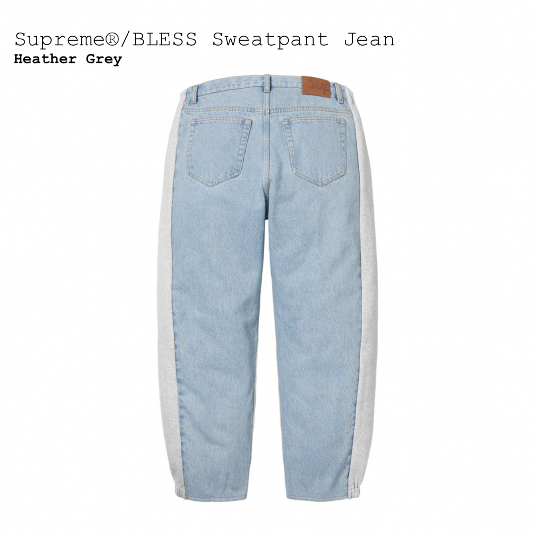 Supreme - Supreme x BLESS Sweatpant Jean Grey S/Mの通販 by Supreme - Supreme x BLESS Sweatpant Jean Grey S/Mの通販 by