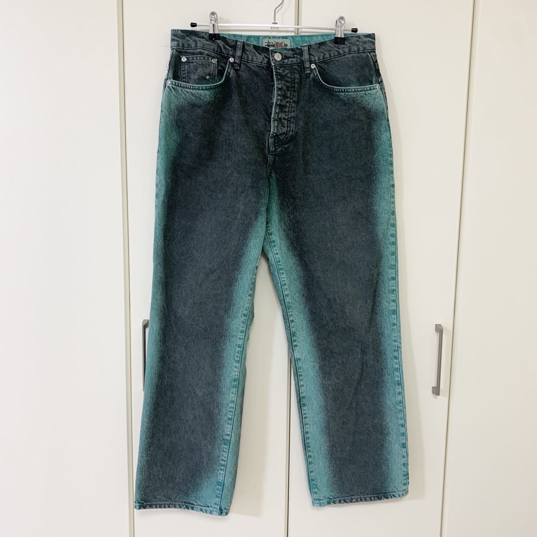 STUSSY(ステューシー)のSTUSSY SPRAY DYE BIG OL' JEANS メンズのパンツ(デニム/ジーンズ)の商品写真