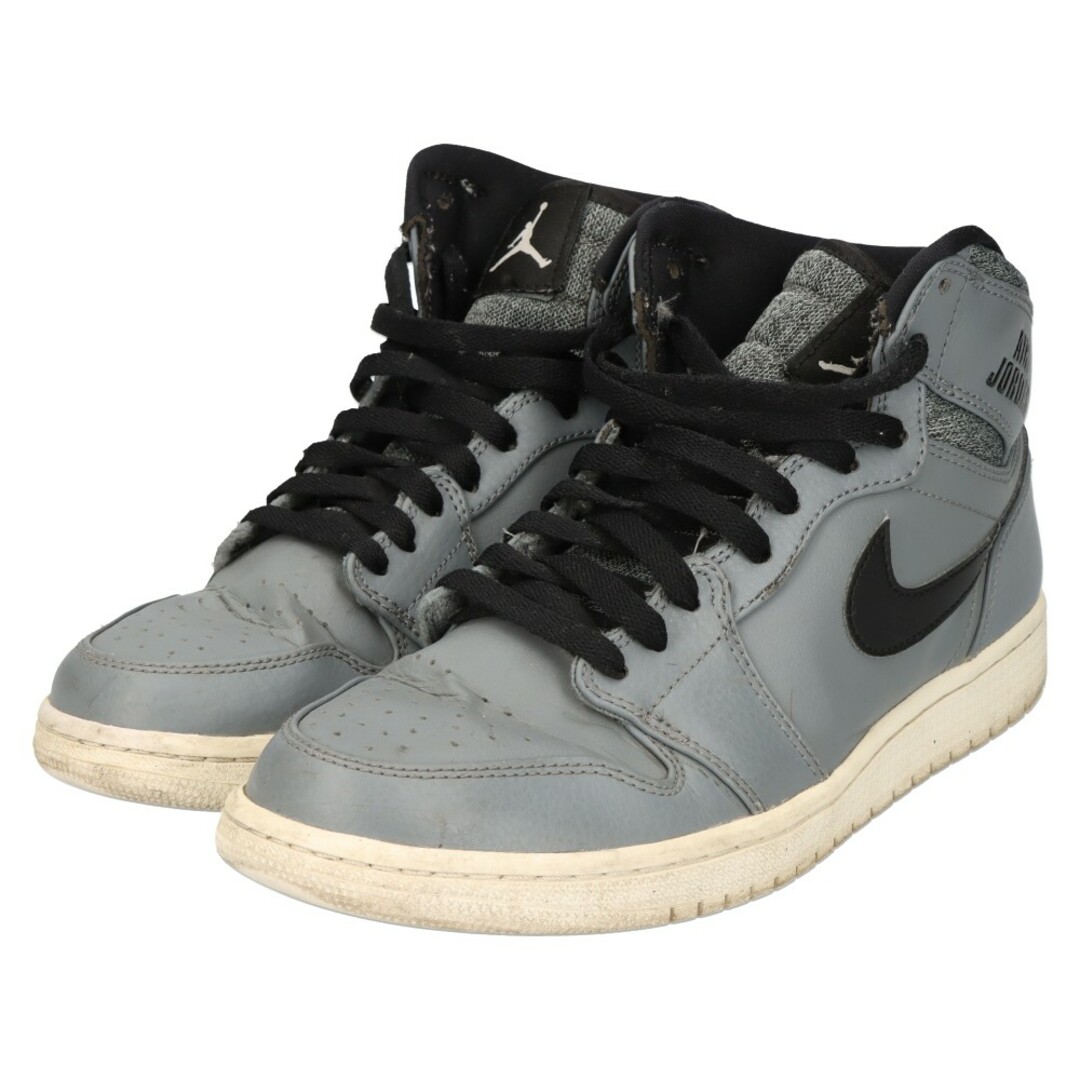 NIKE(ナイキ)のNIKE ナイキ AIR JORDAN 1 RETRO HIGH cool grey エアジョーダン 1 レトロハイオージー ハイカットスニーカー グレー US9/27cm 332550-014 メンズの靴/シューズ(スニーカー)の商品写真