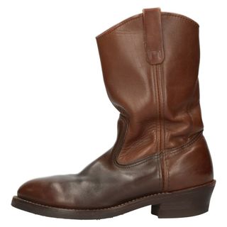 レッドウィング(REDWING)のRED WING レッド ウイング PT91前期羽プリントタグ PEOOS BOOTS ペコスブーツ ブラウン(ブーツ)