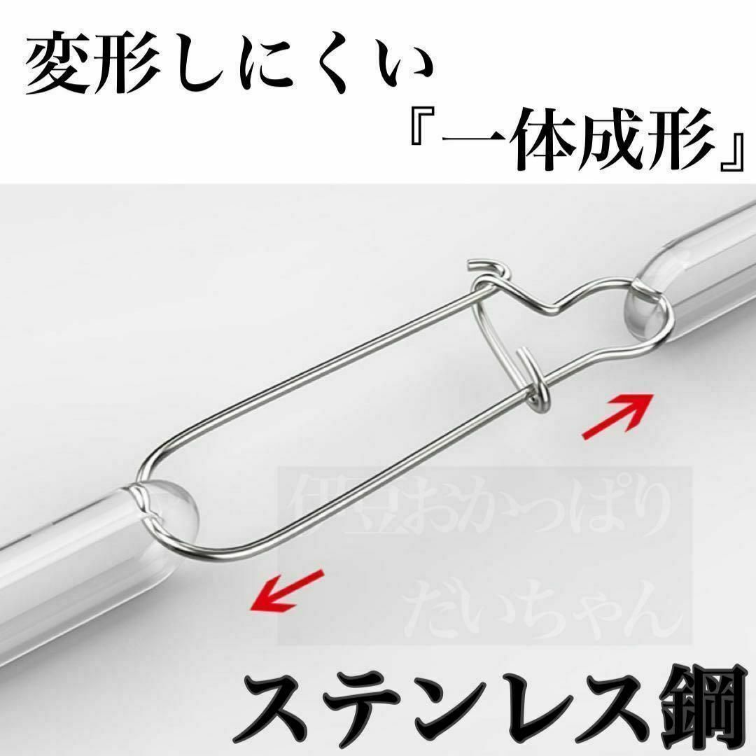 クイックスナップ ♯000 100個セット　ルアー 釣り フック　フィッシング スポーツ/アウトドアのフィッシング(その他)の商品写真