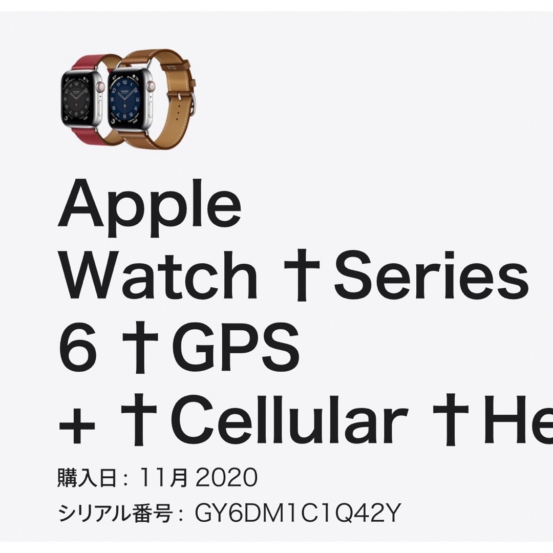 Apple Watch(アップルウォッチ)のApple Watch HERMES series6 メンズの時計(腕時計(デジタル))の商品写真