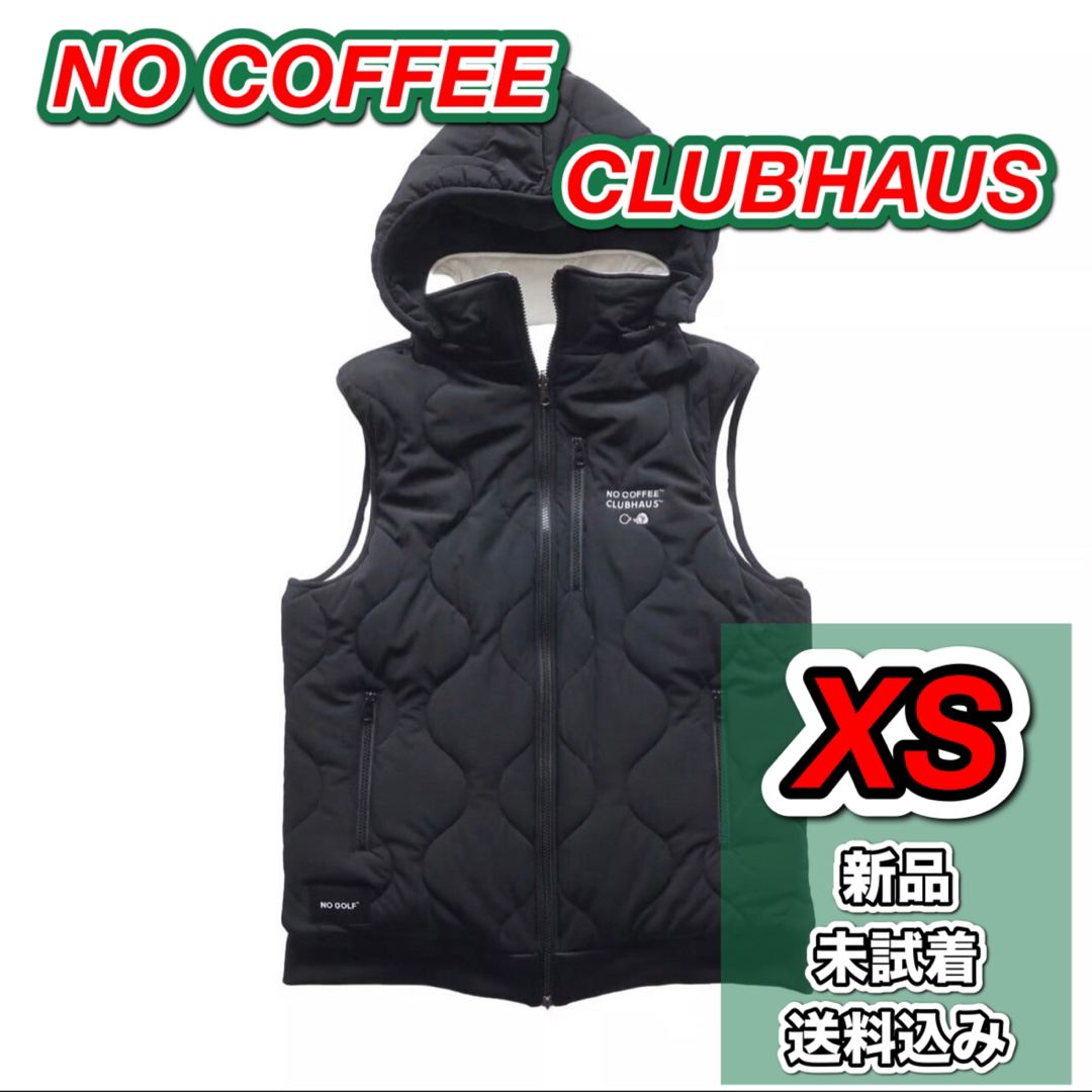 NO COFFEE(ノーコーヒー)の【最終値下げ】nocoffee clubhaus リバーシブルベスト XS送料込 スポーツ/アウトドアのゴルフ(ウエア)の商品写真