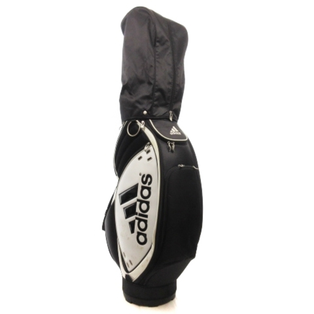 adidas(アディダス)のアディダス キャディバッグ ゴルフバッグ ブラック ホワイト 同梱不可 スポーツ/アウトドアのゴルフ(バッグ)の商品写真