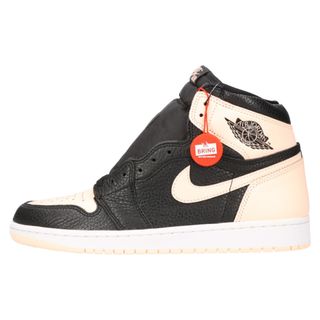 ナイキ(NIKE)のNIKE ナイキ AIR JORDAN 1 RETRO HIGH CRIMSON TINT 555088-081 エアジョーダン1 レトロ ハイスニーカー クリムゾンティント ブラック/ピンク US9.5/27.5cm(スニーカー)