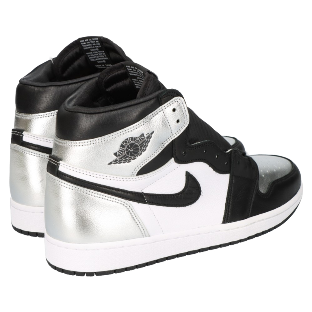 NIKE(ナイキ)のNIKE ナイキ WMNS AIR JORDAN 1 HIGH OG SILVER TOE CD0461-001 エアジョーダン1 レトロ ハイスニーカー シルバートゥ シルバー/ブラック US11/28cm メンズの靴/シューズ(スニーカー)の商品写真