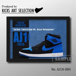 JORDAN 1 high ロイヤル リイマジンド/スニーカー アートポスター(アート/写真)