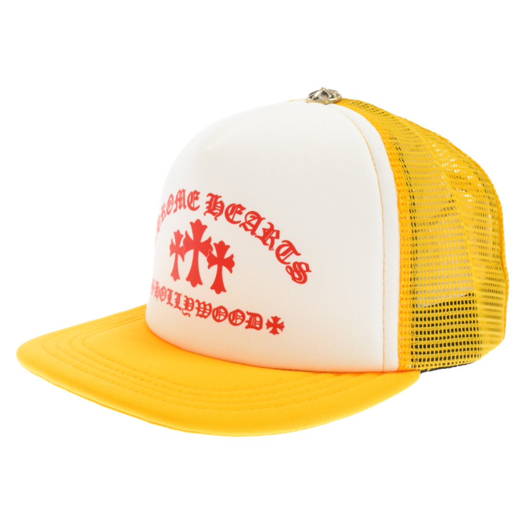 CHROME HEARTS クロムハーツ King Taco Trucker Cap キングタコ セメタリークロスプリント トラッカーメッシュキャップ レッド×ホワイト