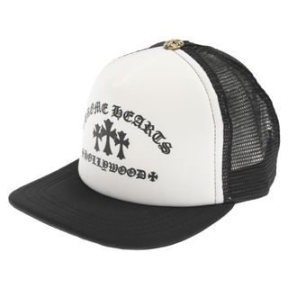 クロムハーツ(Chrome Hearts)のCHROME HEARTS クロムハーツ King Taco Trucker Cap キングタコ セメタリークロスプリント トラッカーメッシュキャップ ブラックxホワイト(キャップ)