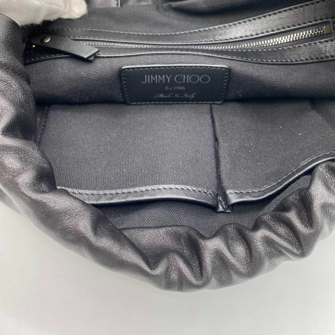 JIMMY CHOO(ジミーチュウ)のジミーチュウ レザー スタースタッズ バックパック レディースのバッグ(リュック/バックパック)の商品写真