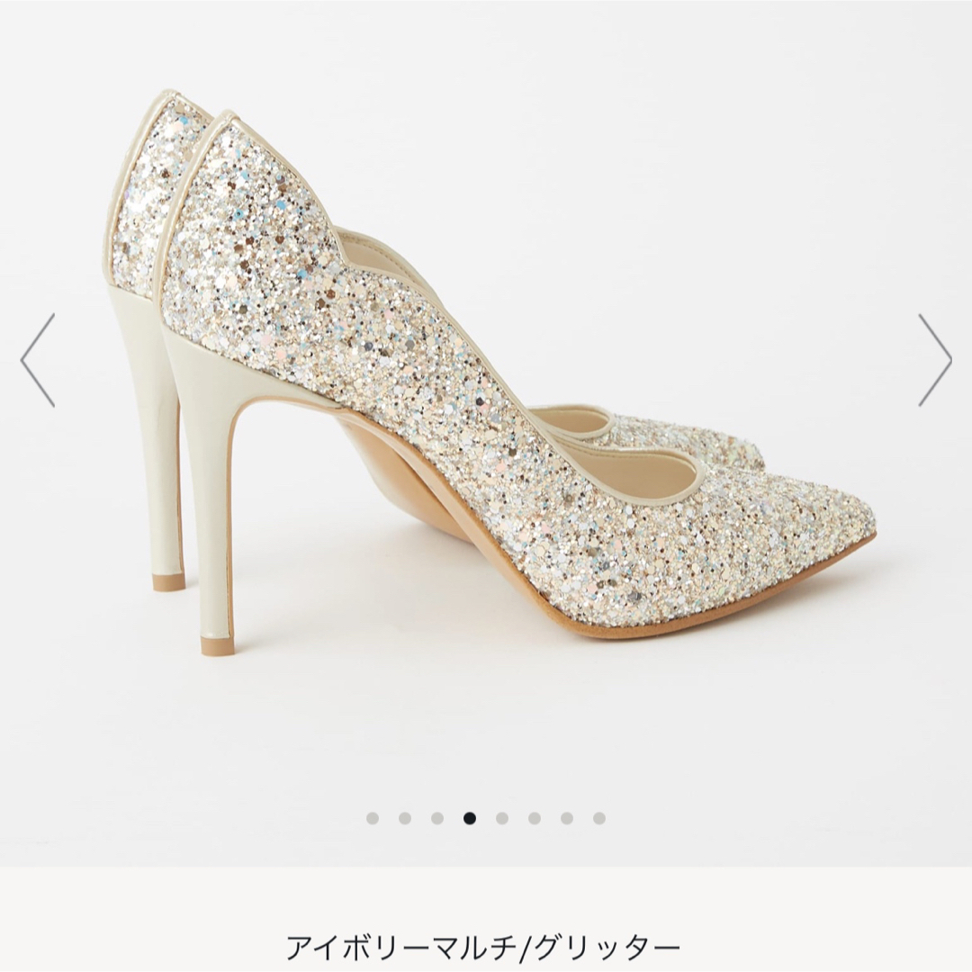 DIANA - 【一度使用】DIANA 踵フラワーカットパンプス 24.5の DIANA - 【一度使用】DIANA 踵フラワーカットパンプス 24.5の