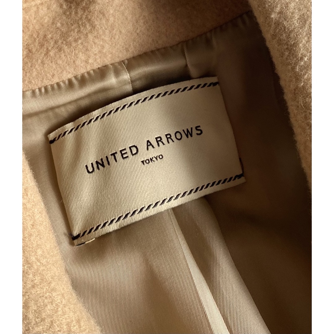 UNITED ARROWS(ユナイテッドアローズ)のUNITED ARROWS 二重織 ビッグ チェスターコート 日本製 レディースのジャケット/アウター(チェスターコート)の商品写真