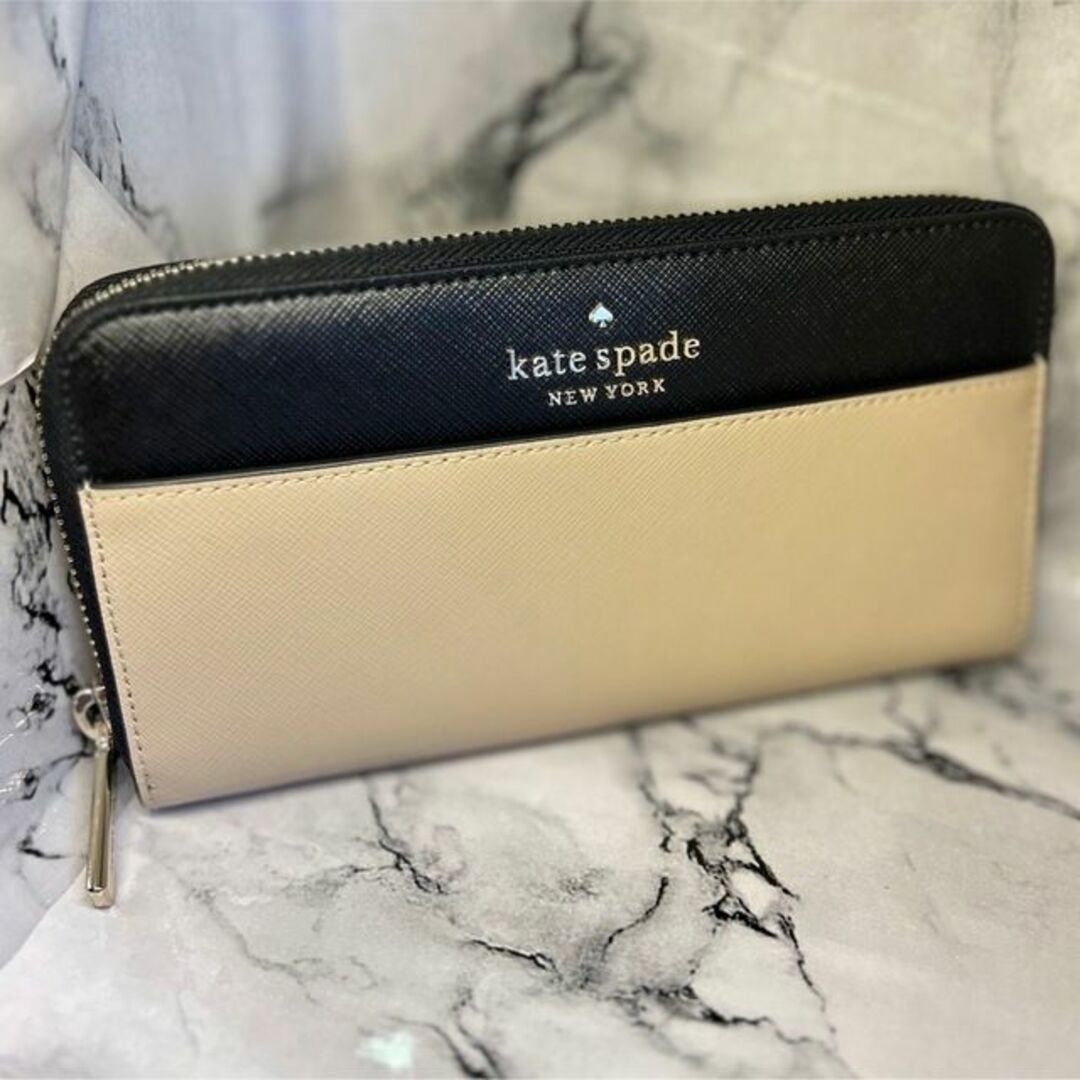 ステイシー ベージュマルチ　KATE SPADE WLR00120 129 メンズのファッション小物(長財布)の商品写真