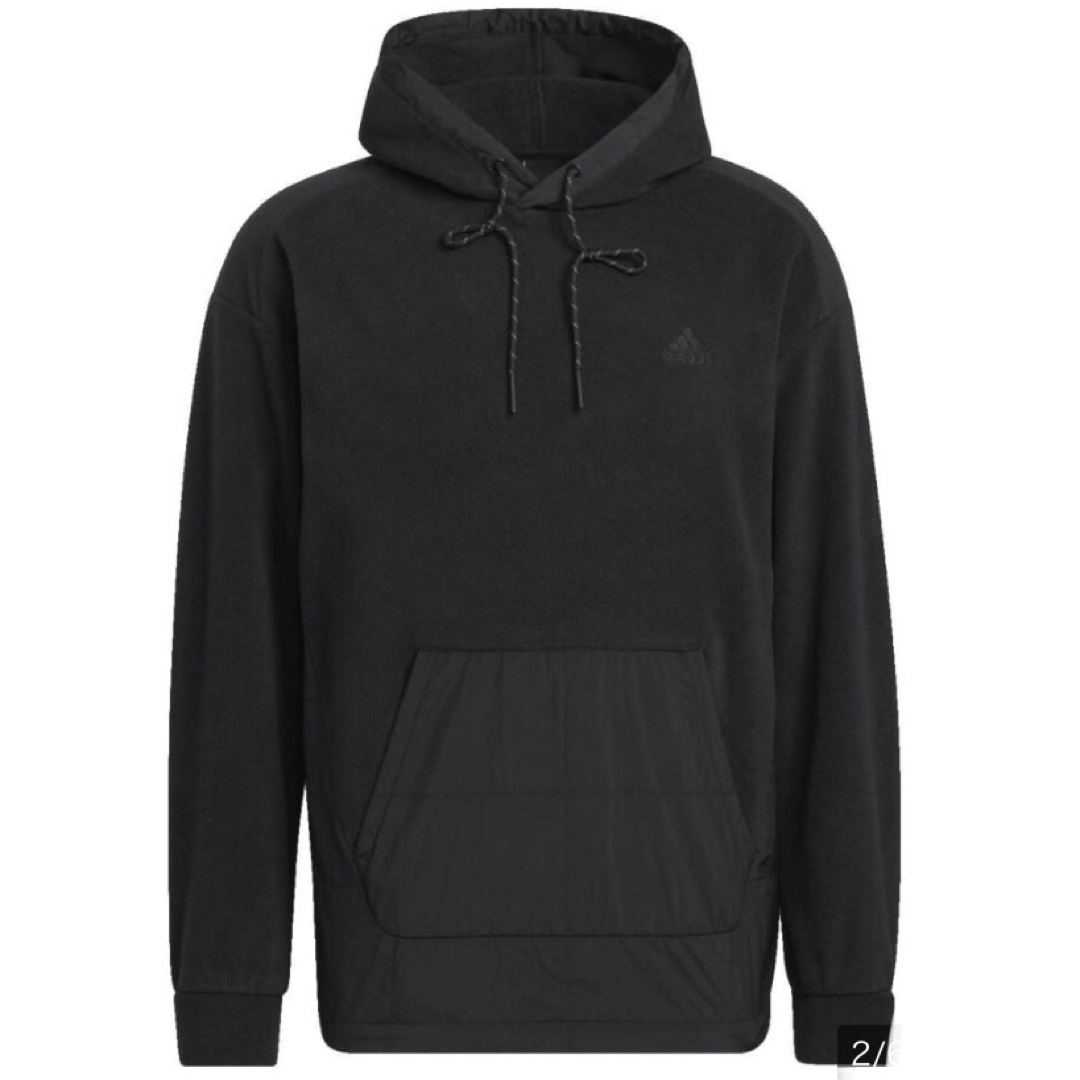 adidas originals パーカー 黒 XL 裏起毛stussy