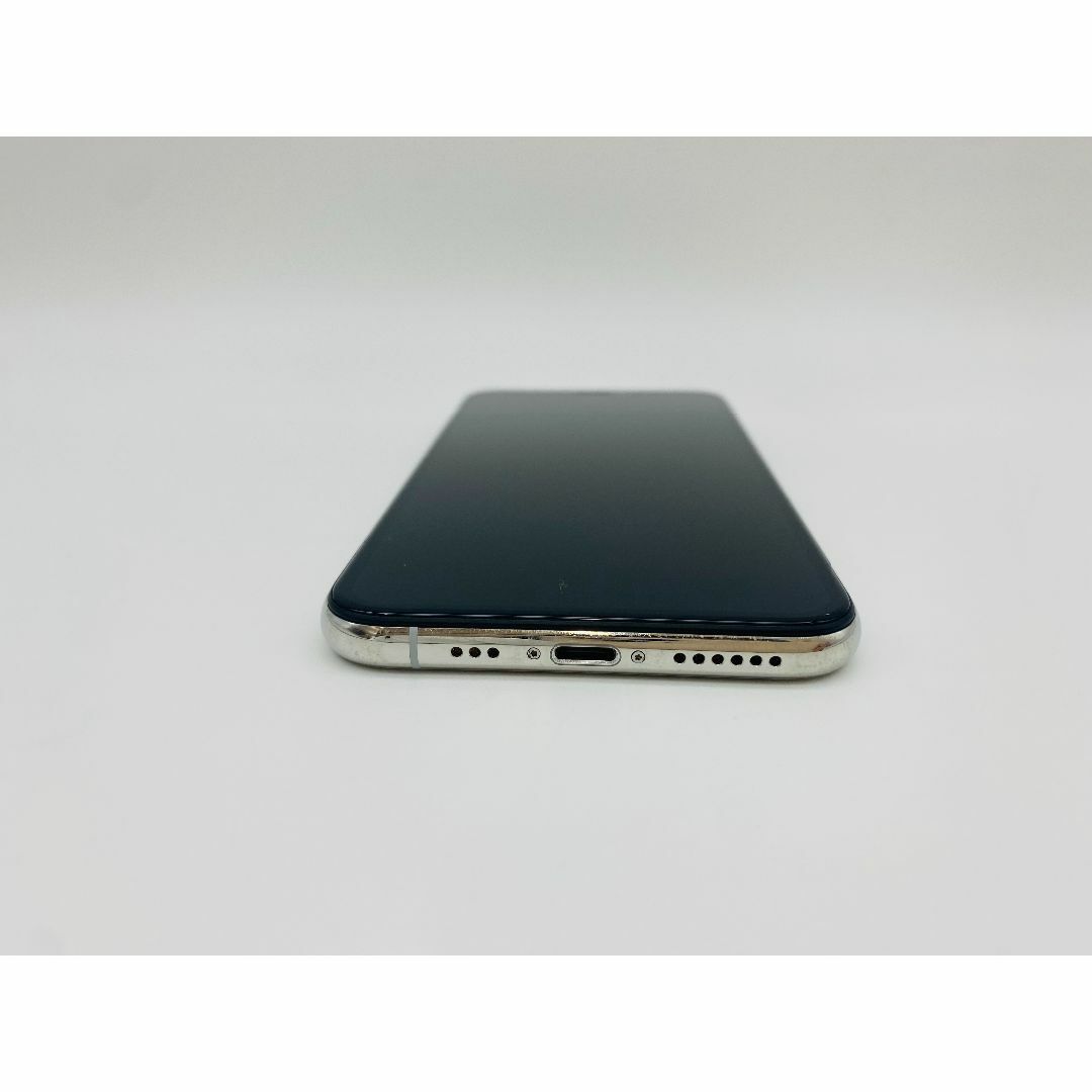 ブルーライトカット保護フィルム058 iPhoneXS 256GB シルバー/新品バッテリー/シムフリー