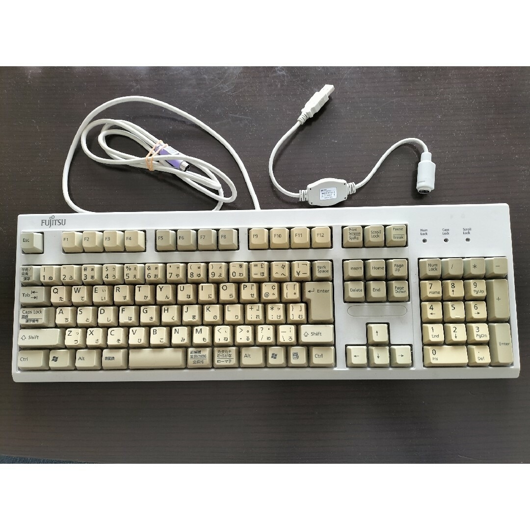 キーボード　ジャンク品　USB変換ケーブル付き | フリマアプリ ラクマ