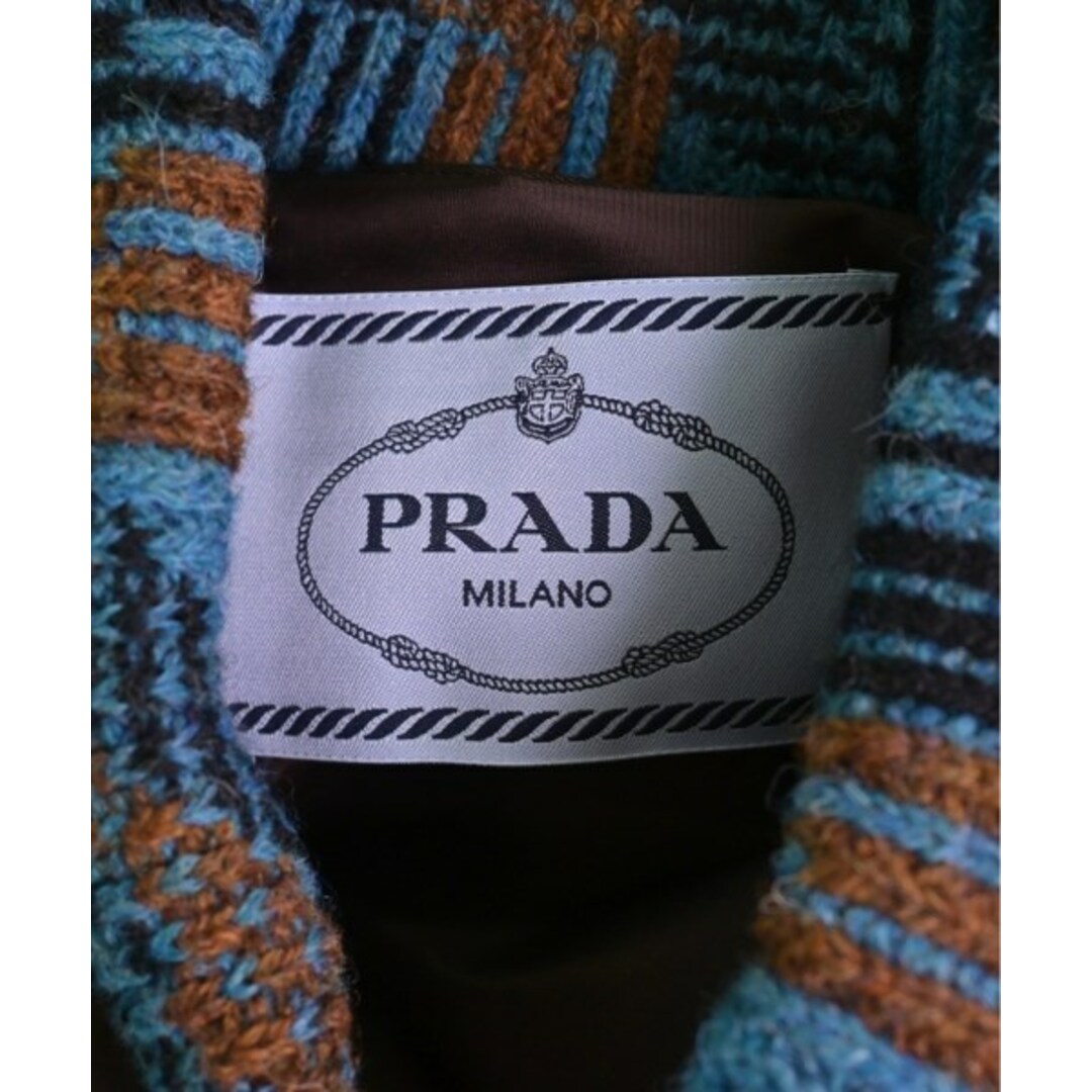 PRADA(プラダ)のPRADA プラダ ブルゾン XS 茶x水色x黒 【古着】【中古】 メンズのジャケット/アウター(その他)の商品写真