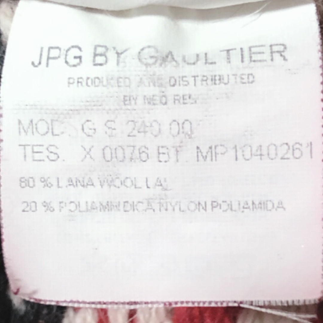 Jean-Paul GAULTIER(ジャンポールゴルチエ)のジャンポールゴルチエ ニット 40/JPG JEANS BY GAULTIER レディースのトップス(ニット/セーター)の商品写真