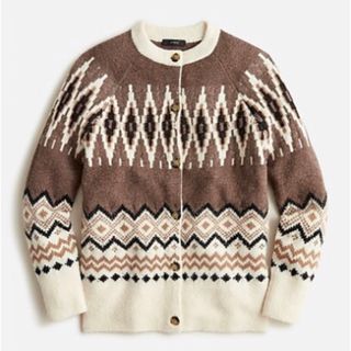 ジェイクルー(J.Crew)のJ.Crew カーディガン　Fair Isle cardigan(カーディガン)