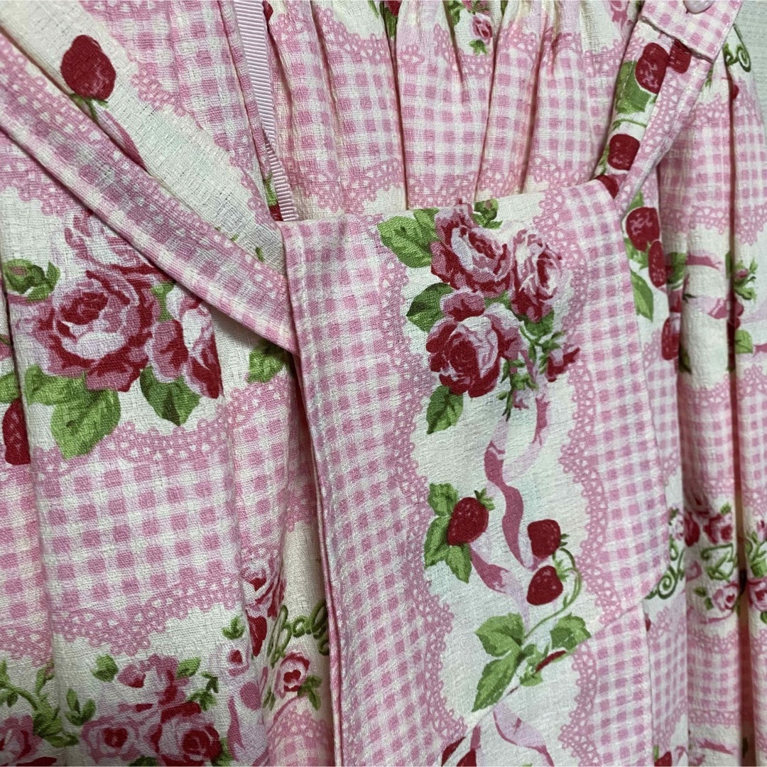 BABY,THE STARS SHINE BRIGHT - sweet gingham border柄 JSKの BABY,THE STARS SHINE BRIGHT - sweet gingham border柄 JSKの