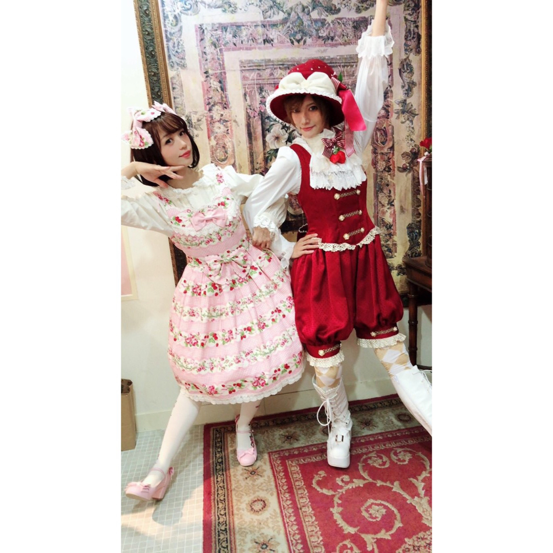 BABY,THE STARS SHINE BRIGHT - sweet gingham border柄 JSKの BABY,THE STARS SHINE BRIGHT - sweet gingham border柄 JSKの