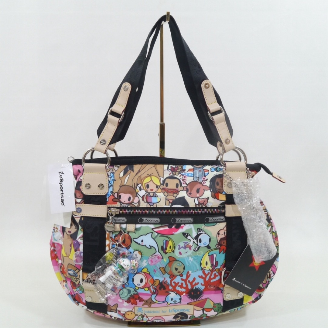 新品タグ付●tokidoki for LeSportsac ラウンドトートバッグZUCCAカラー