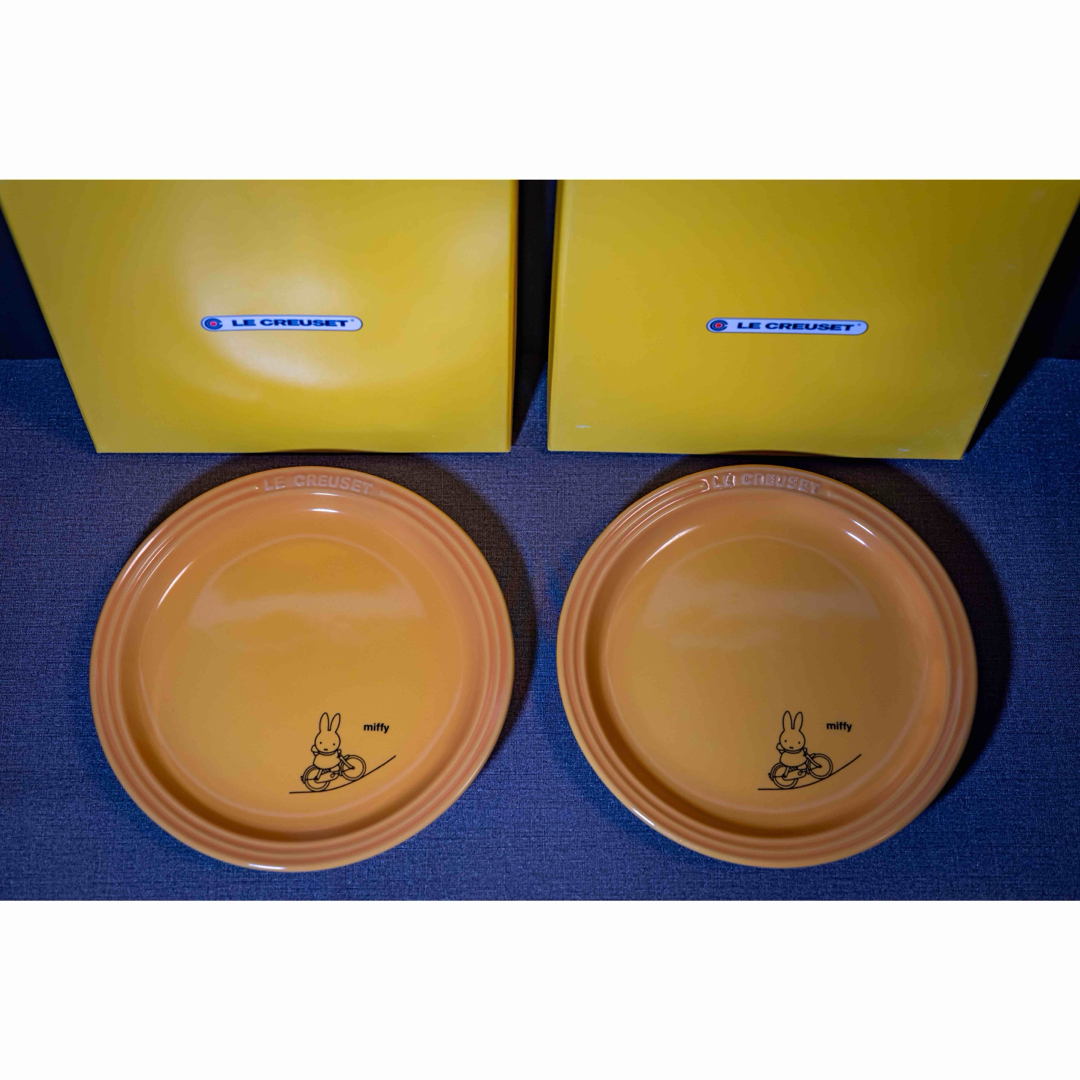 LE CREUSET(ルクルーゼ)のルクルーゼ　プレート　ミッフィー（限定品）新品 インテリア/住まい/日用品のキッチン/食器(食器)の商品写真