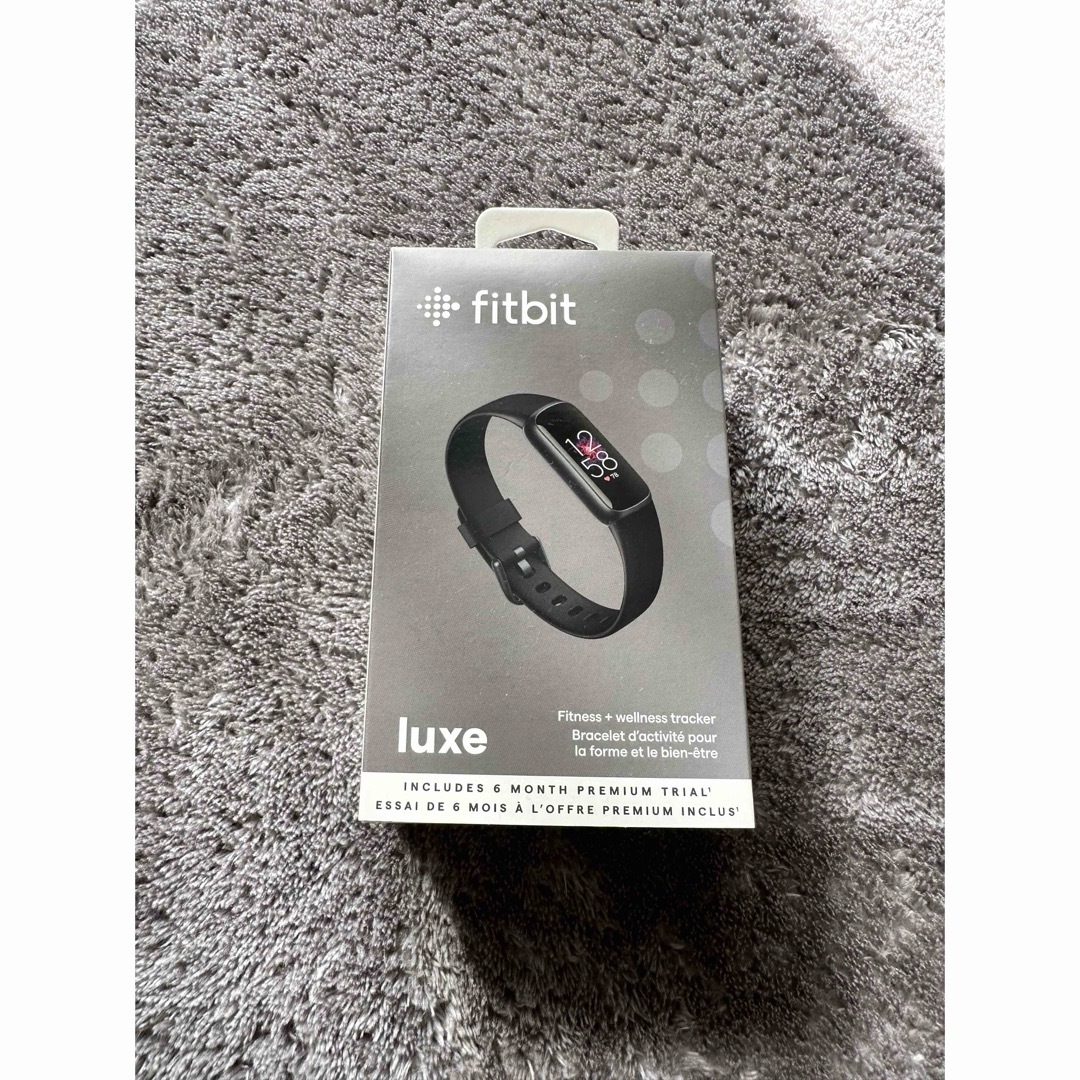 スマートフォン携帯電話Fitbit LUXE フィットネストラッカー BLACK/GRAPHITE