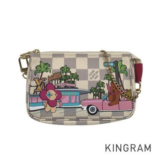 ルイヴィトン(LOUIS VUITTON)のルイ・ヴィトン ダミエ アズール ミニ ポシェット アクセソワール N60487 ポーチ(ポーチ)