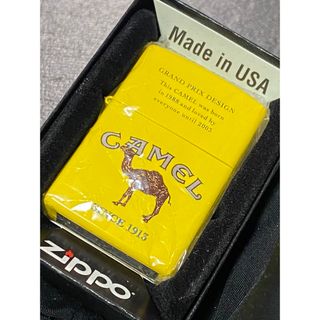 zippo キャメル 総選挙 限定品 イエロー 両面加工 2020年製 ② (タバコグッズ)