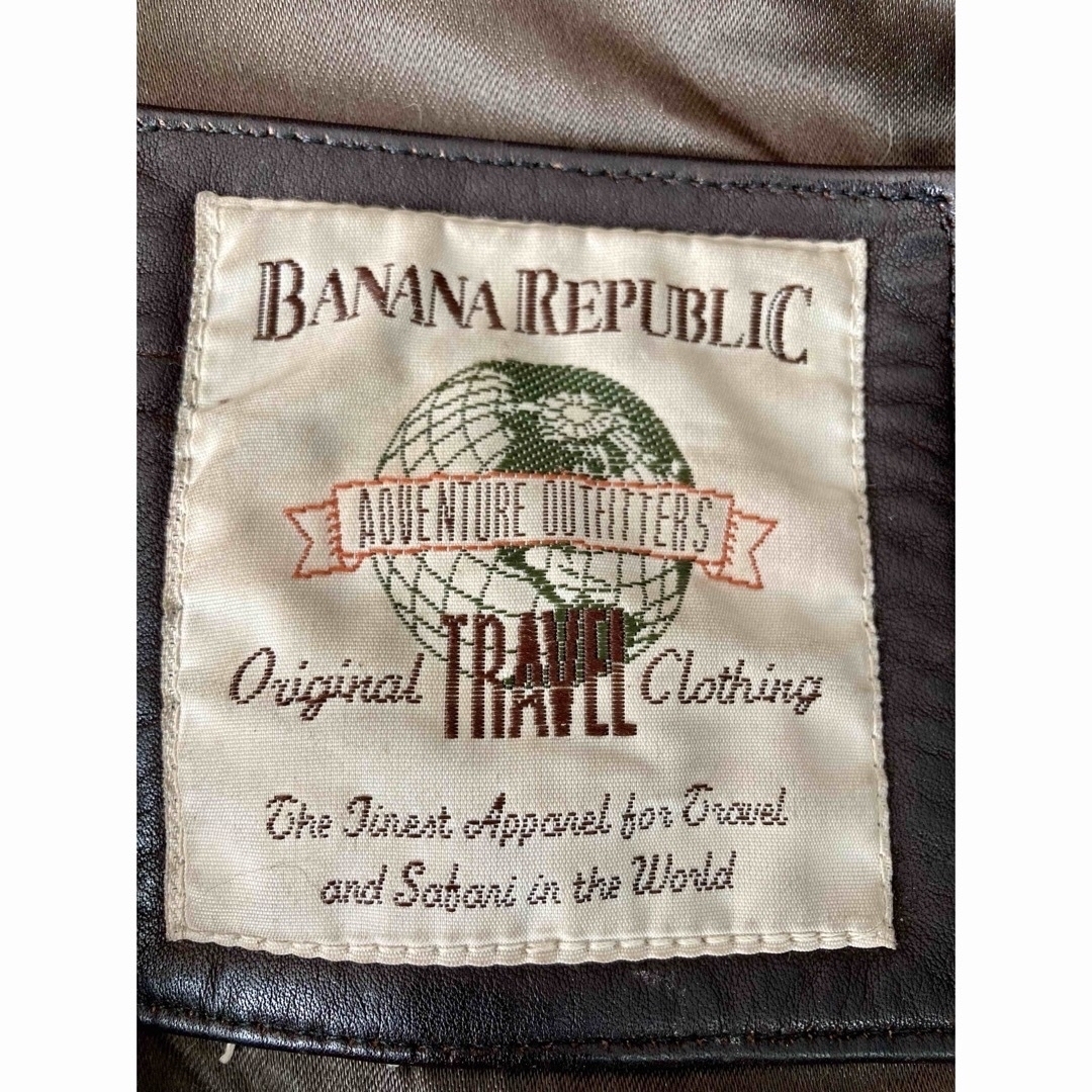 Banana Republic(バナナリパブリック)のbanana republic バナリパ GAP レザージャケット 古着  メンズのジャケット/アウター(レザージャケット)の商品写真