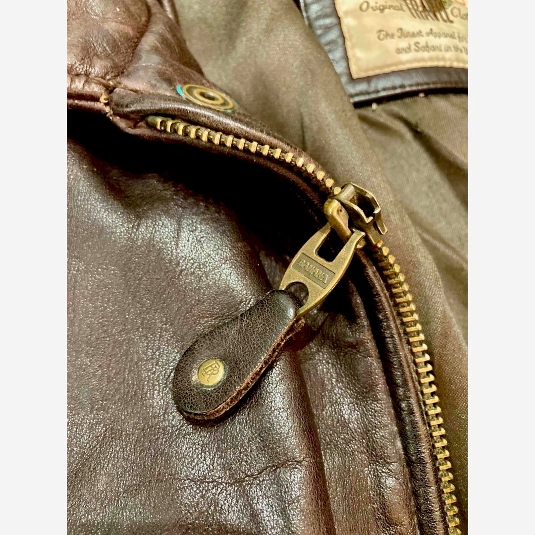 Banana Republic(バナナリパブリック)のbanana republic バナリパ GAP レザージャケット 古着  メンズのジャケット/アウター(レザージャケット)の商品写真