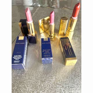 エスティローダー(Estee Lauder)のESTEE LAUDER新品2本‼️含む口紅3個セット(口紅)