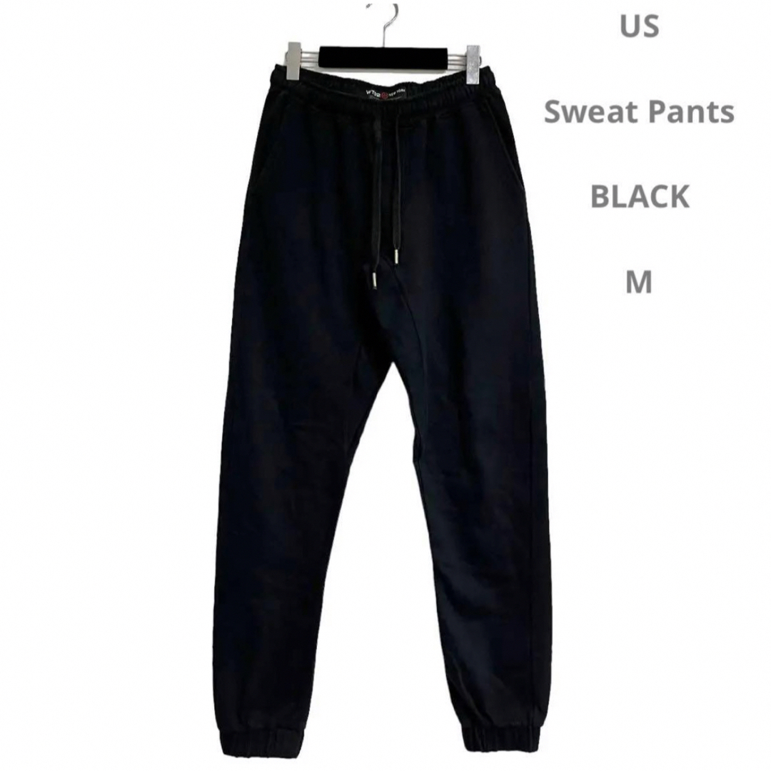 SOUTH POLE(サウスポール)のWT02 NEWYORK スウェットパンツ ブラック 古着 US M メンズのパンツ(その他)の商品写真