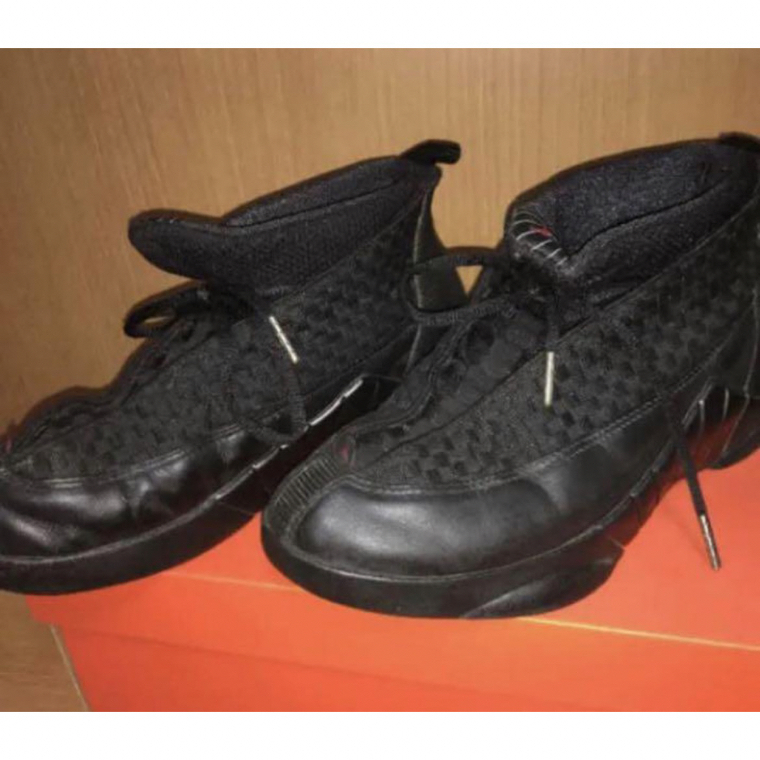 Jordan Brand（NIKE）(ジョーダン)の希少　初期モデル　NIKE AIR JORDAN  15 黒 UK -26cm メンズの靴/シューズ(スニーカー)の商品写真