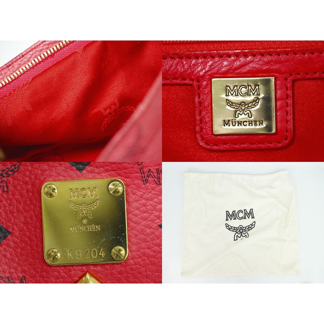 本物 エムシーエム MCM ヴィセトス スタッズ リュックサック 本物 エムシーエム MCM ヴィセトス スタッズ リュックサック