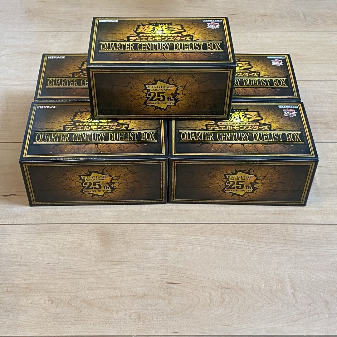 新発売の 遊戯王QUARTER CENTURY DUELIST BOX 新品未開封5box Box