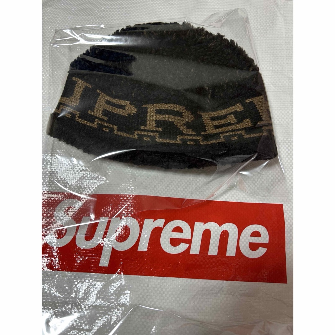 シュプリームSupreme Sherpa Logo Beanie