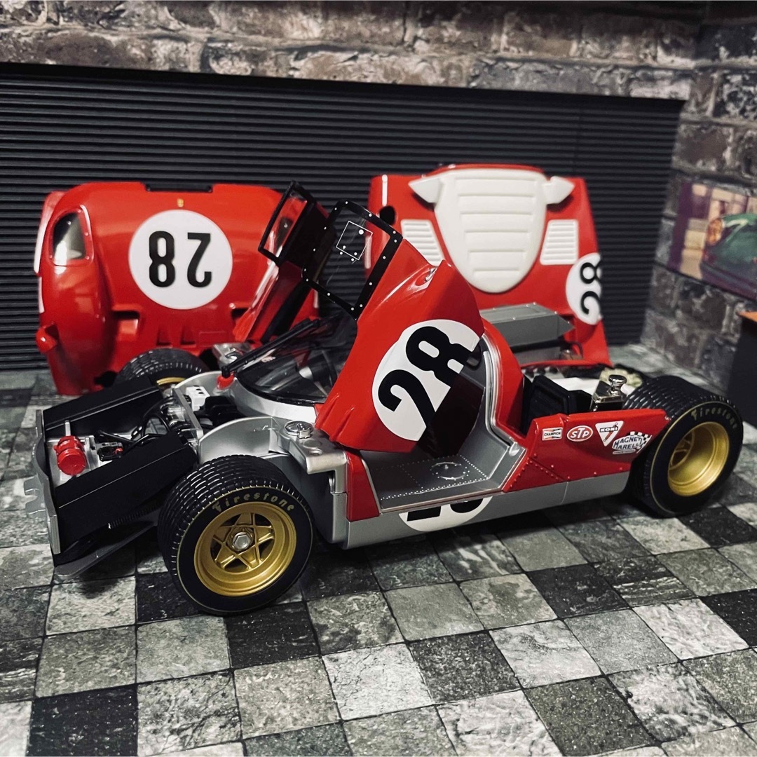 エンタメ/ホビー1/18 Mattel Elite フェラーリ 512S 1970 デイトナ